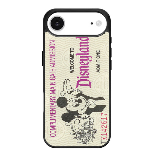 Disneyland Ticket Two iPhone Air Case