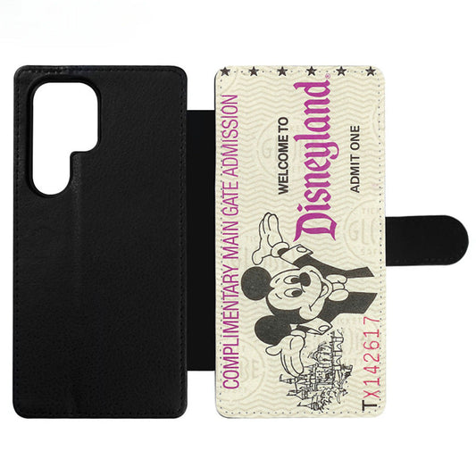 Disneyland Ticket Two Wallet Samsung Case