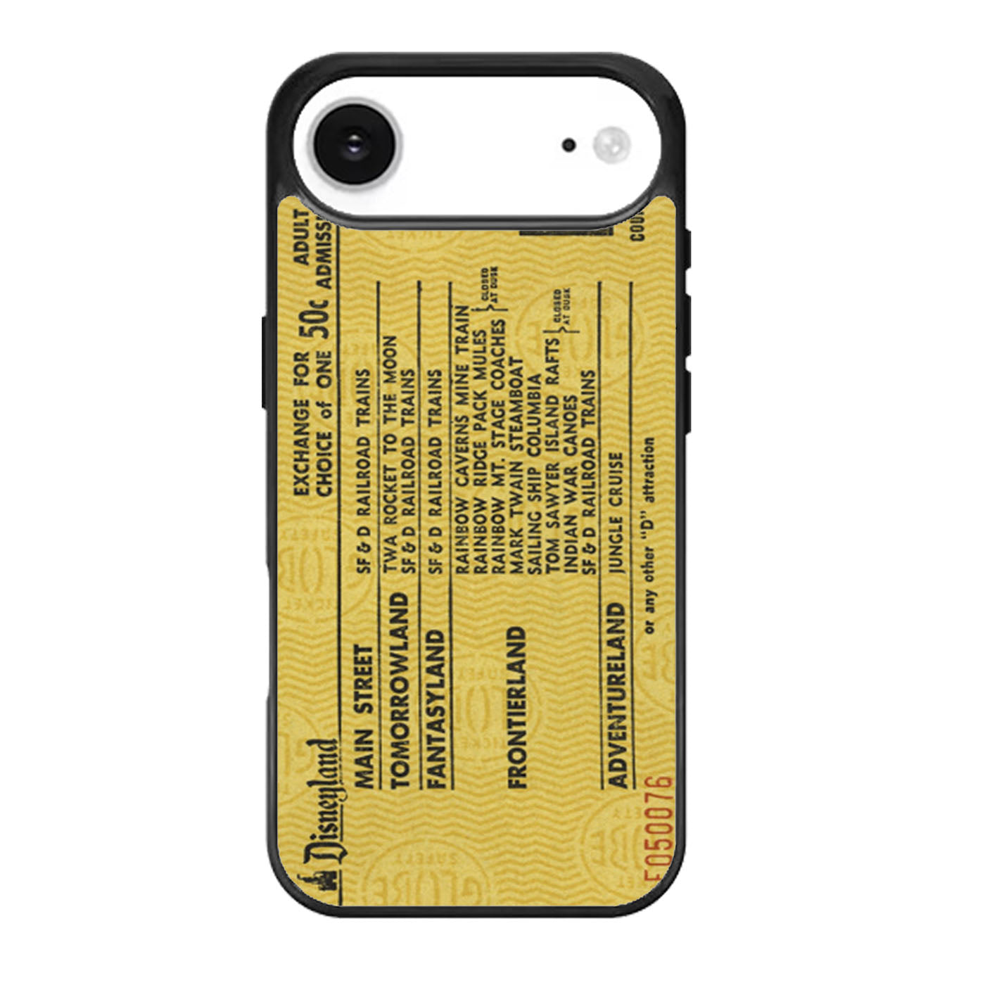 Disneyland Ticketbook iPhone Air Case