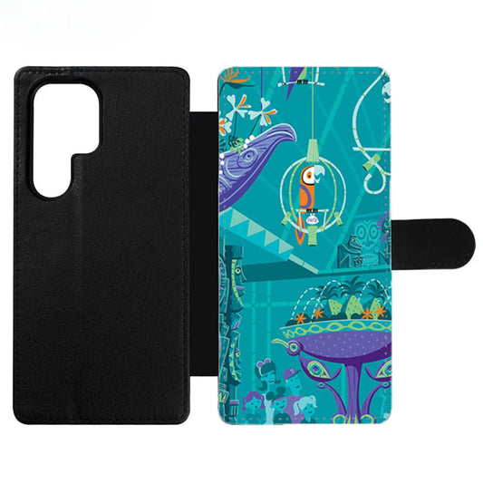 Disneyland Tiki Room Wallet Samsung Case