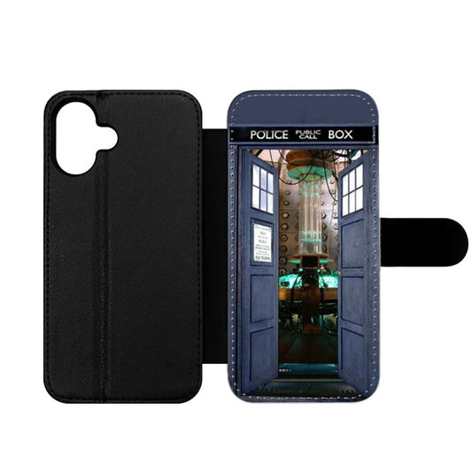 Doctor Who Police box Wallet iPhone Case