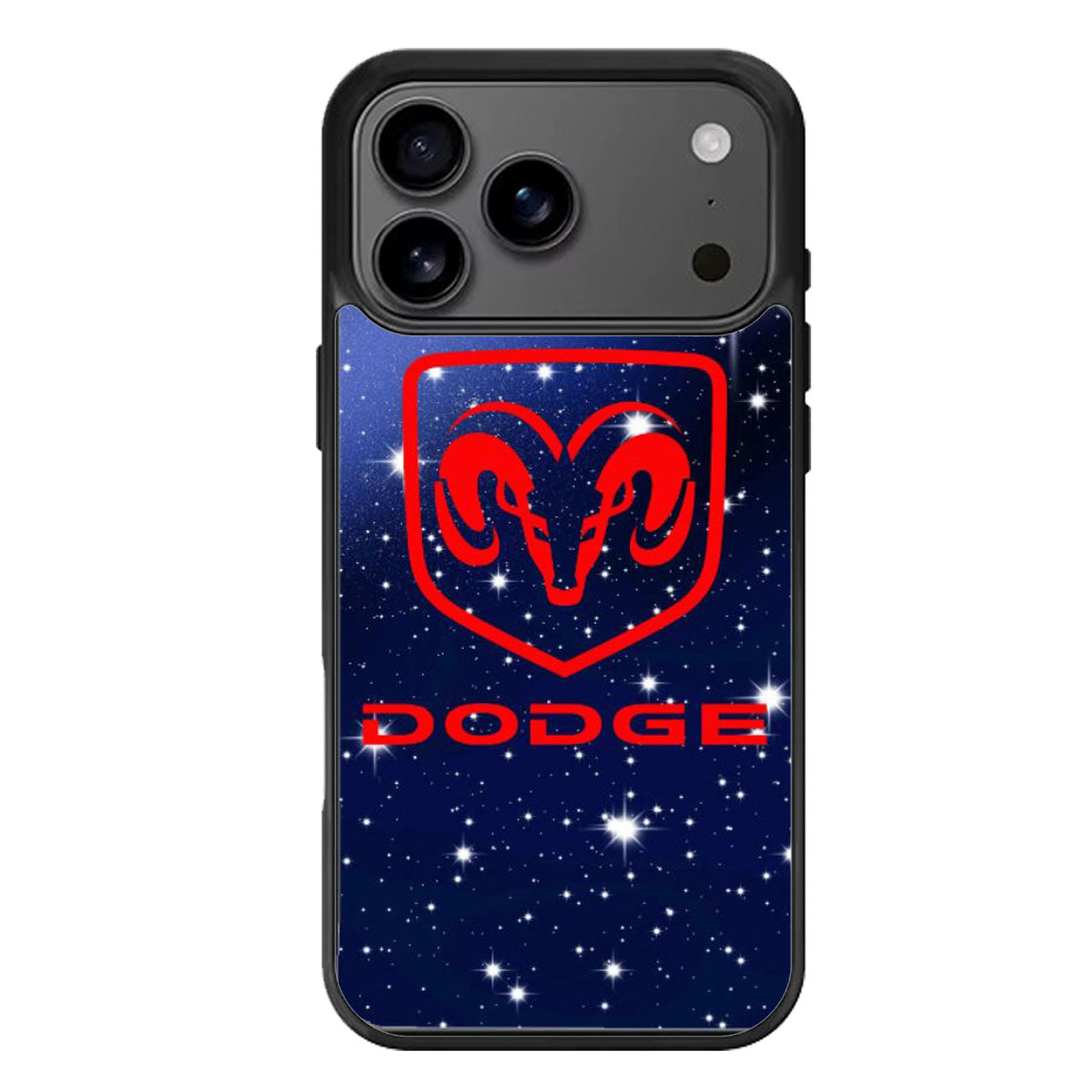 Dodge Logo Galaxy Stars iPhone 17 Pro Max Case