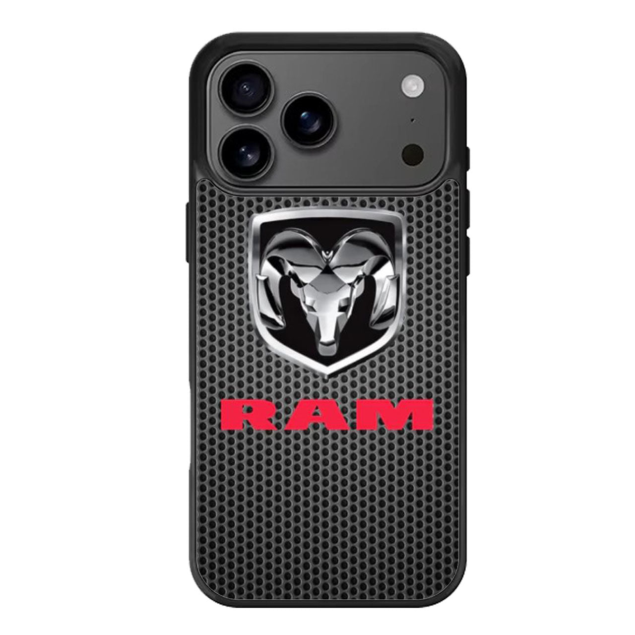 Dodge RAM Black Carbon iPhone 17 Pro Max Case