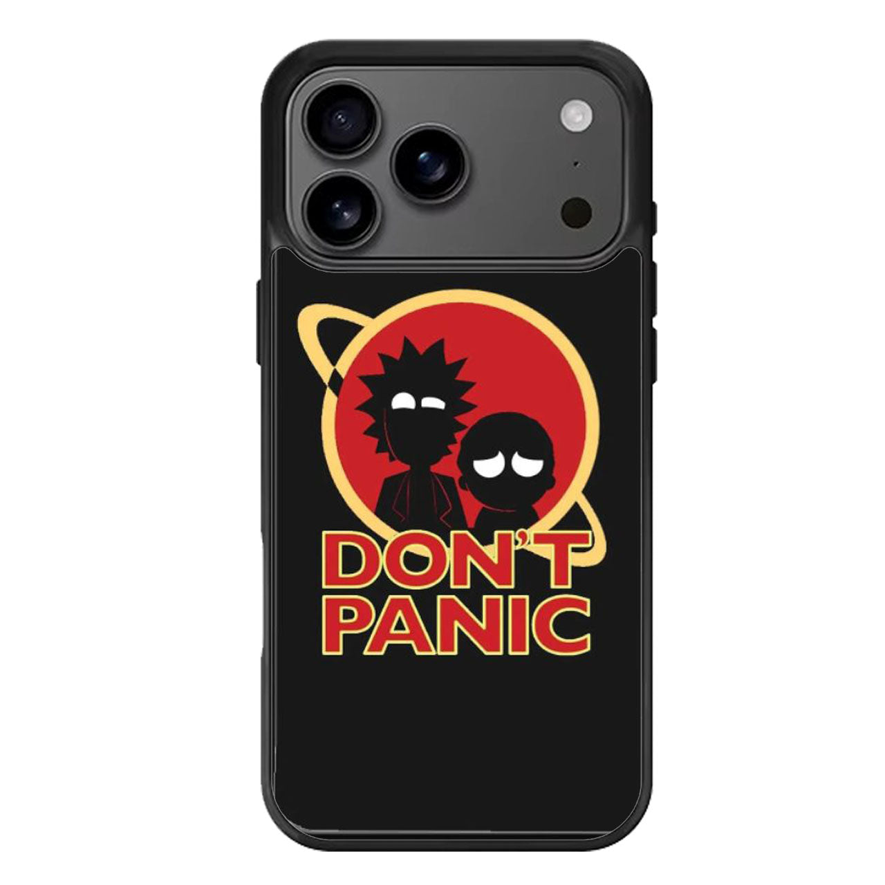 Dont Panic Rick Morty iPhone 17 Pro Max Case