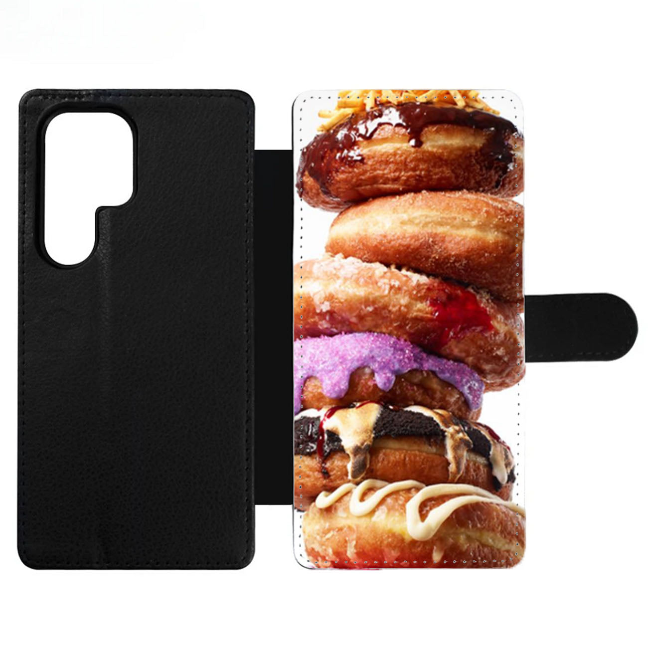 Doughnuts Tower Wallet Samsung Case