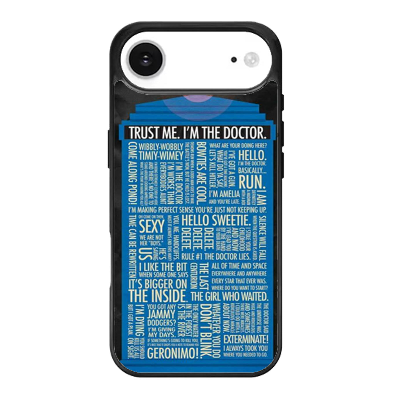 Dr Who Quotes iPhone Air Case