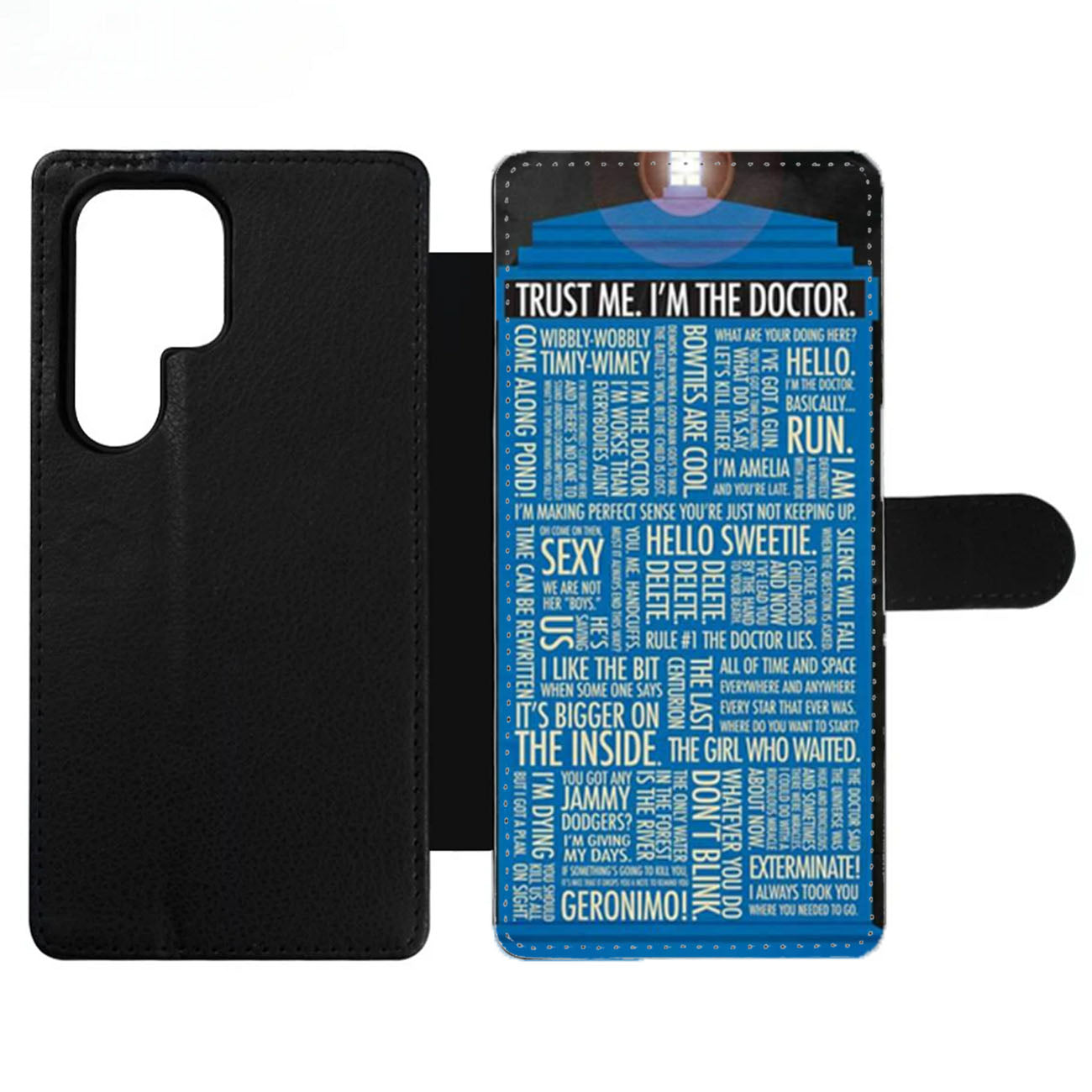 Dr Who Quotes Wallet Samsung Case