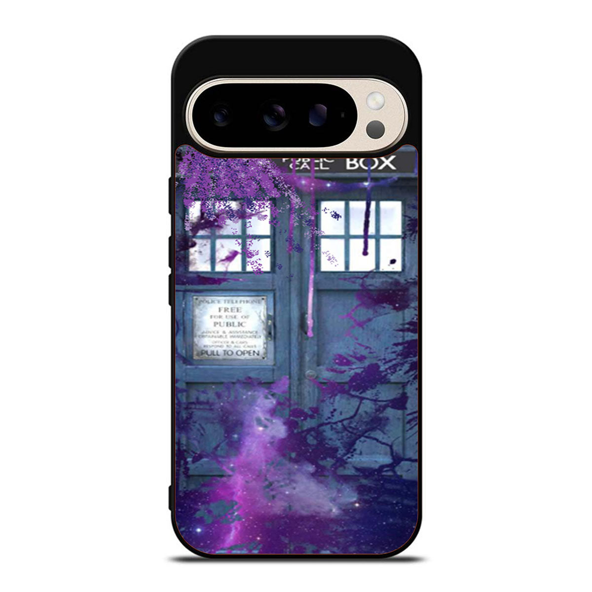 Dr Who Tardis Police Box Galaxy Nebula Two Google Pixel 9 Pro Case