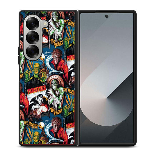 Dracula Mummy Wolfman Samsung Z Fold 6 Case