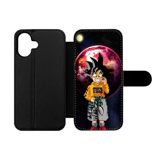 Dragon Ball Z Goten Bape Shark Camo Wallet iPhone Case