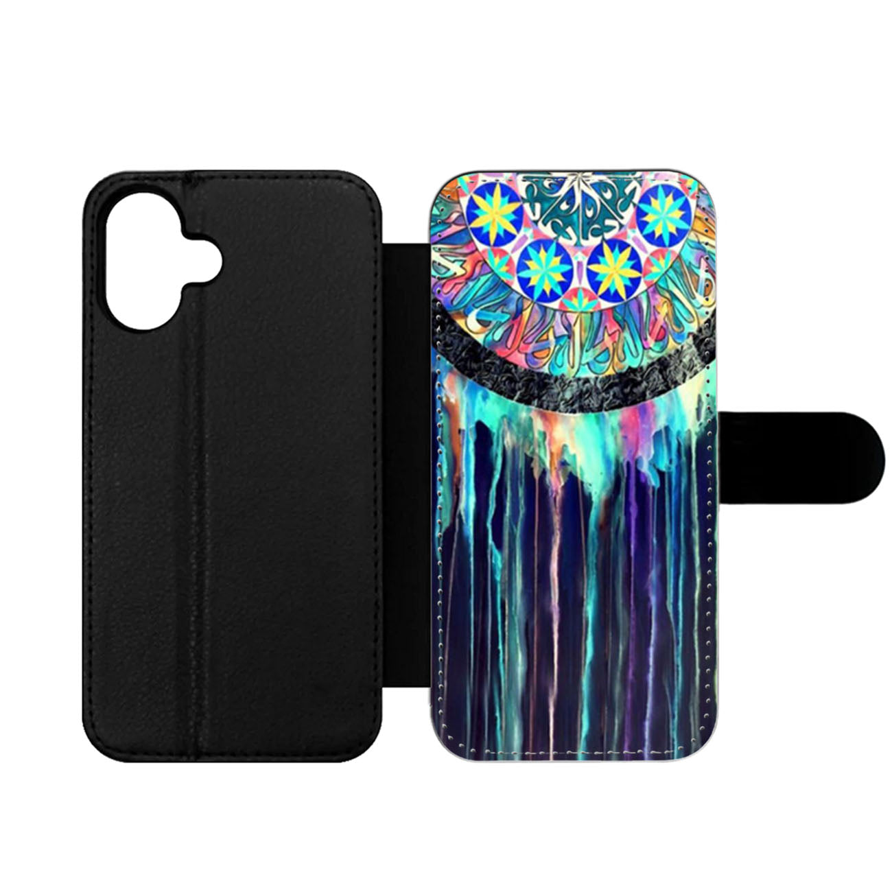 Dream Catcher Dripping Wallet iPhone Case