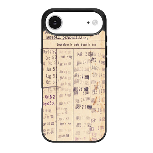 Due Date Stamps iPhone Air Case