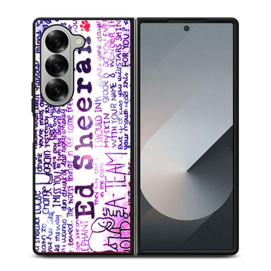 Ed Sheeran Galaxy Two Samsung Z Fold 6 Case