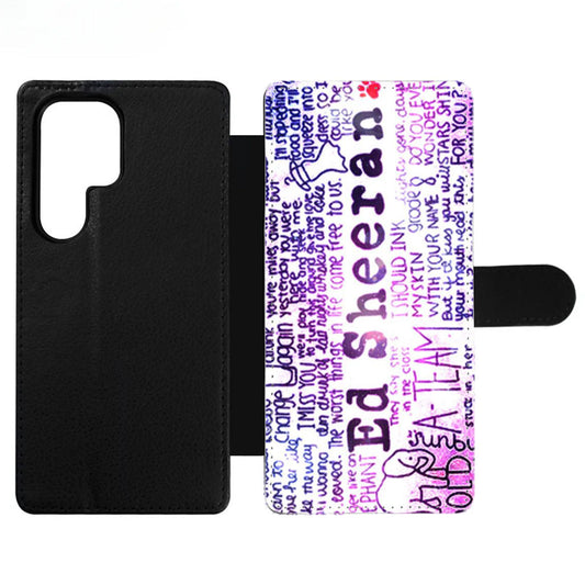 Ed Sheeran Galaxy Two Wallet Samsung Case
