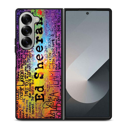 Ed Sheeran Galaxy Samsung Z Fold 6 Case