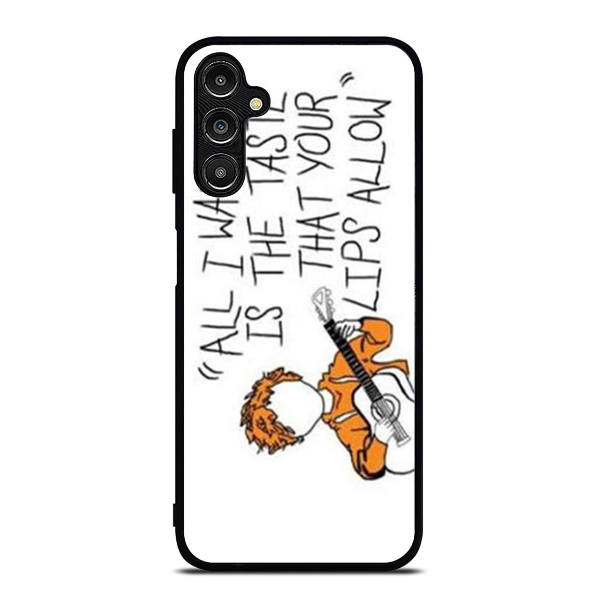 Ed Sheeran Lyrics Samsung A16 Case