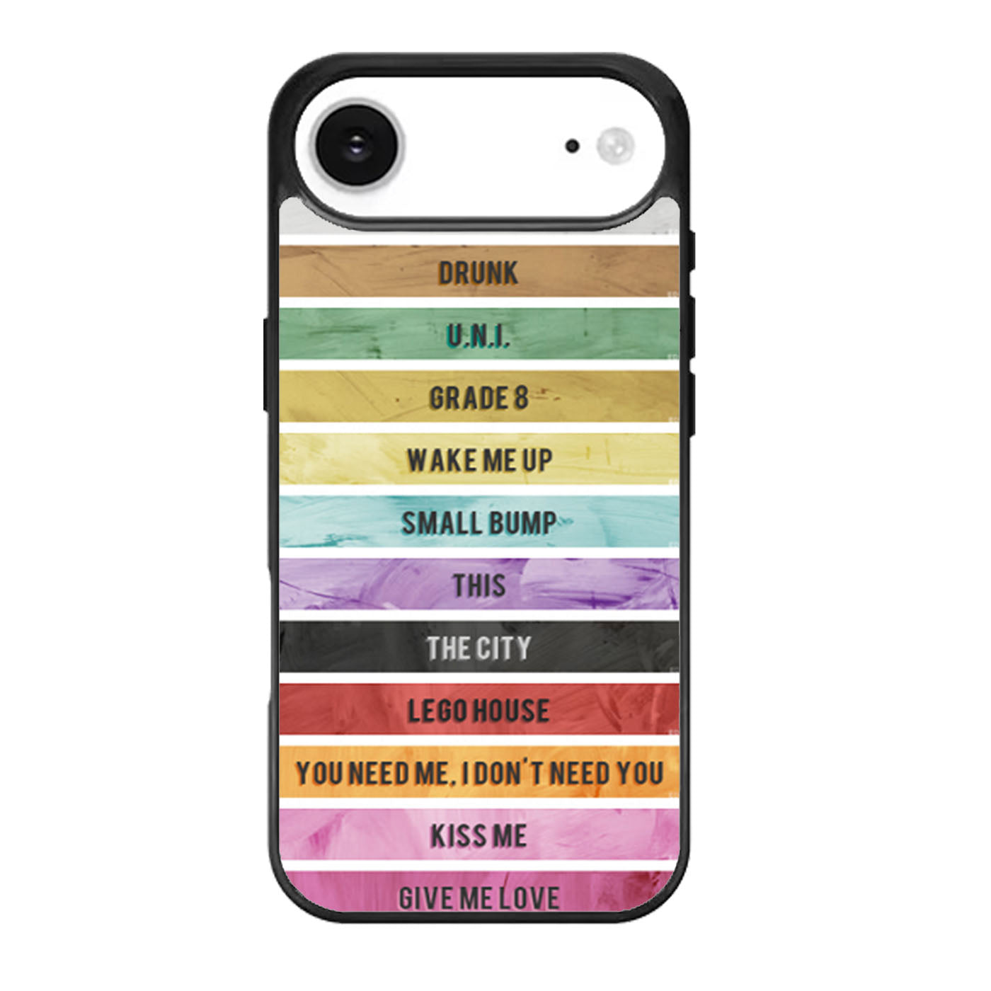 Ed Sheeran Music Tracklist iPhone Air Case