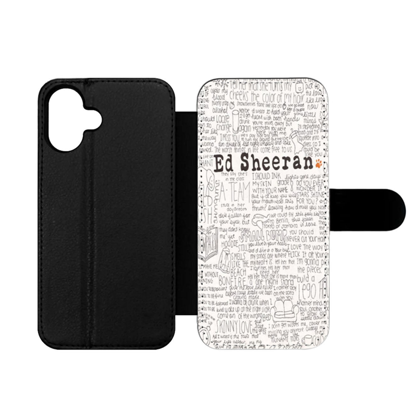 Ed Sheeran Quotes Wallet iPhone Case