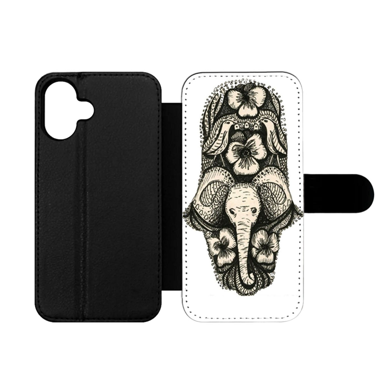 Elephant Hamsa Wallet iPhone Case