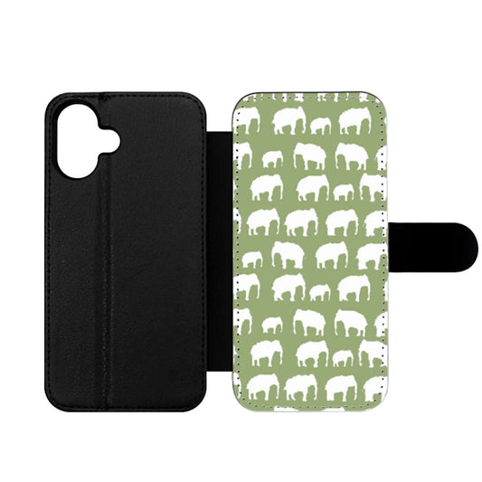 Elephants On Parade Wallet iPhone Case