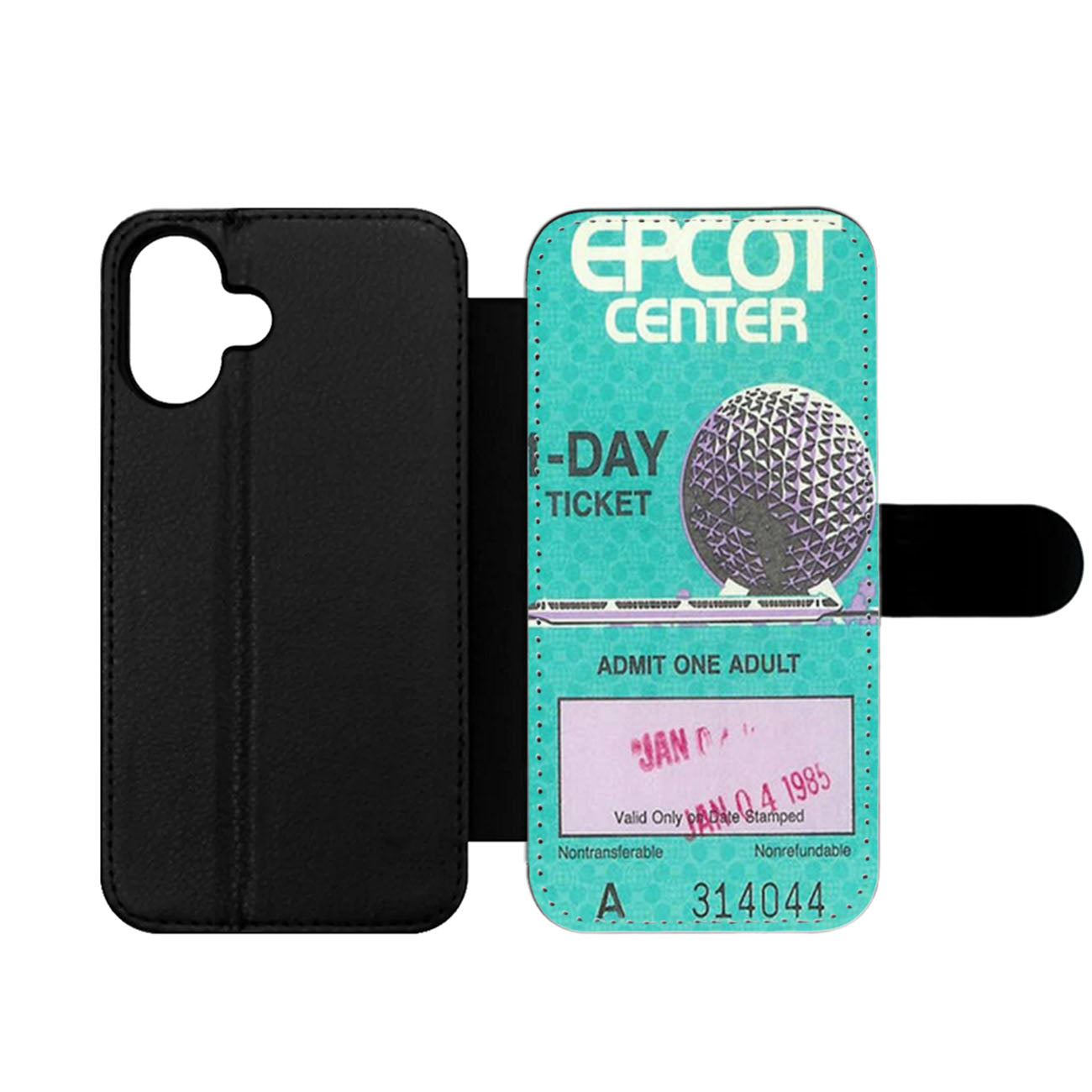 Epcot Center Ticket Wallet iPhone Case