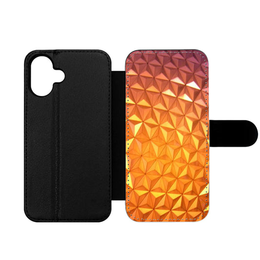 Epcot Spaceship Earth Wallet iPhone Case