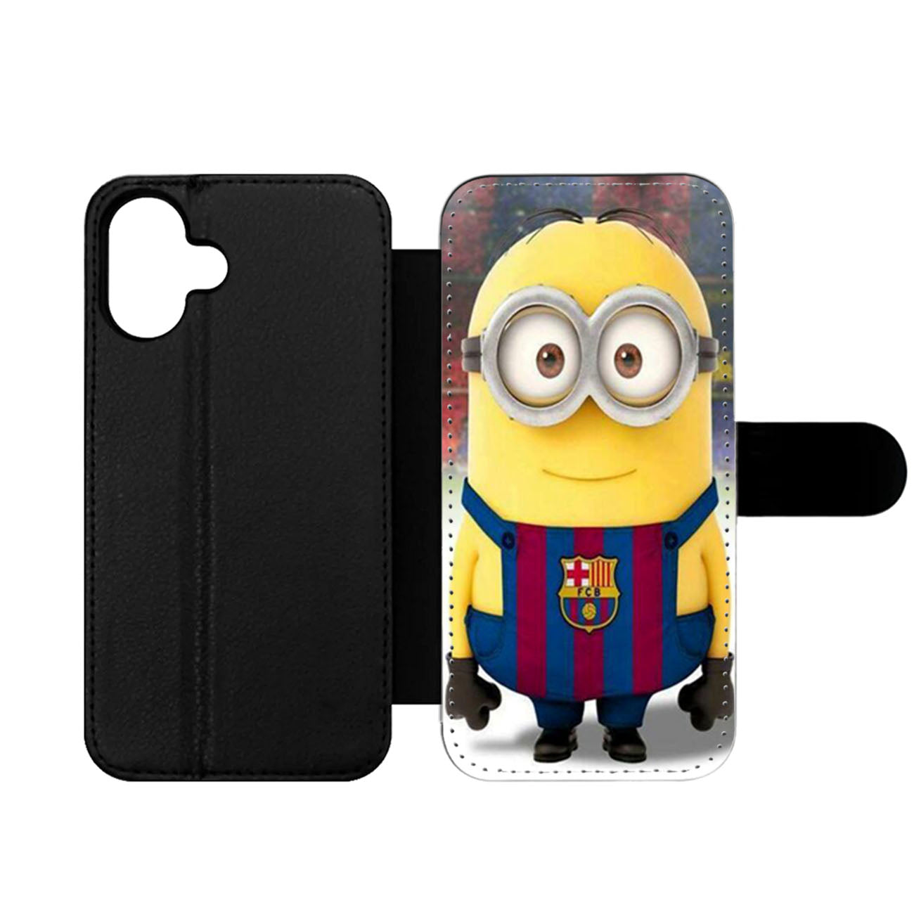 FC Barcelona minions Wallet iPhone Case