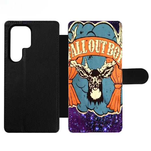 Fall Out Boy Deer Head Boy Wallet Samsung Case