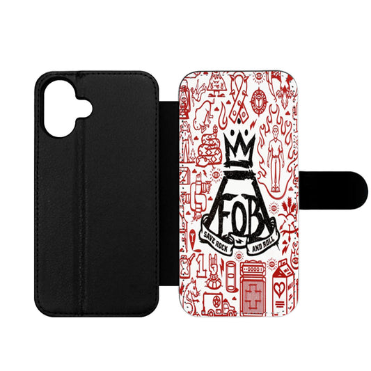 Fall Out Boy Fan Page Collage Music Wallet iPhone Case