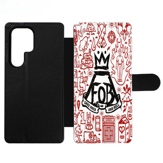 Fall Out Boy Fan Page Collage Music Wallet Samsung Case