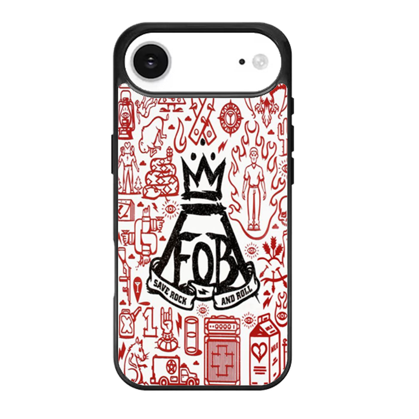 Fall Out Boy Fan Page Collage Music iPhone Air Case