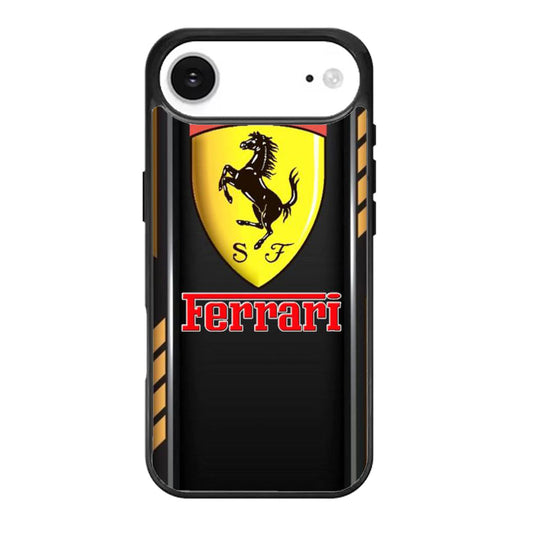 Ferrari Black Striped iPhone Air Case