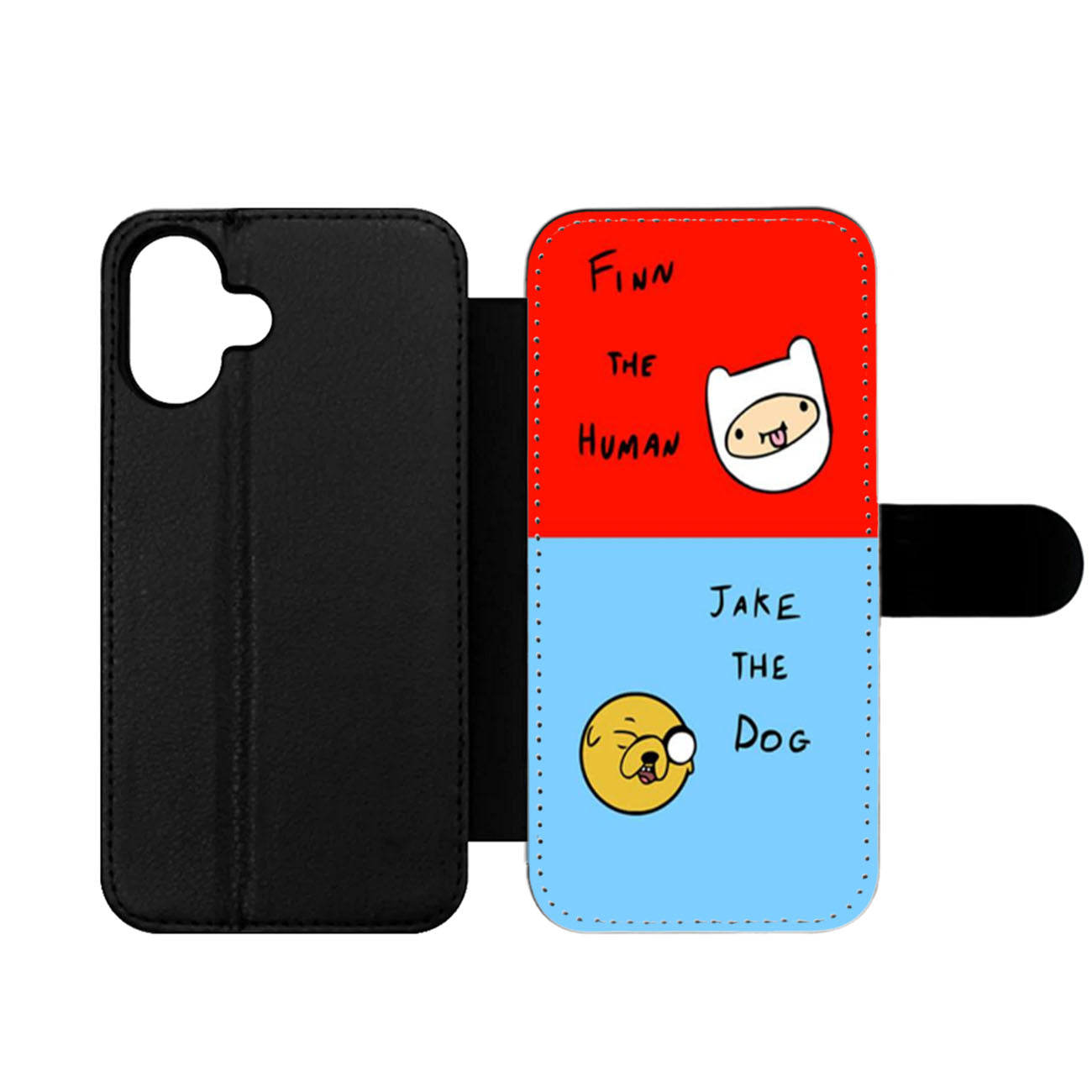 Finn The Human Jake The Dog Adventure Time Wallet iPhone Case
