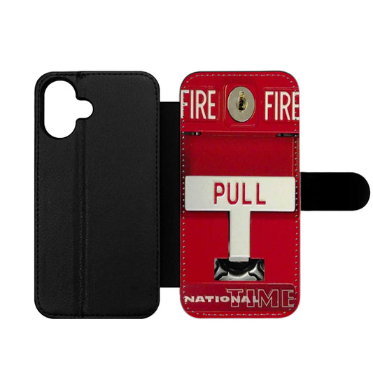 Fire Alarm Wallet iPhone Case