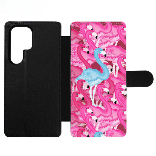 Flamingo Case Bird Wallet Samsung Case