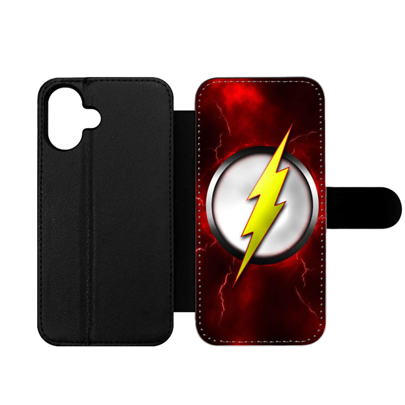 Flash Logo Emblem Scarlet Speedster Wallet iPhone Case