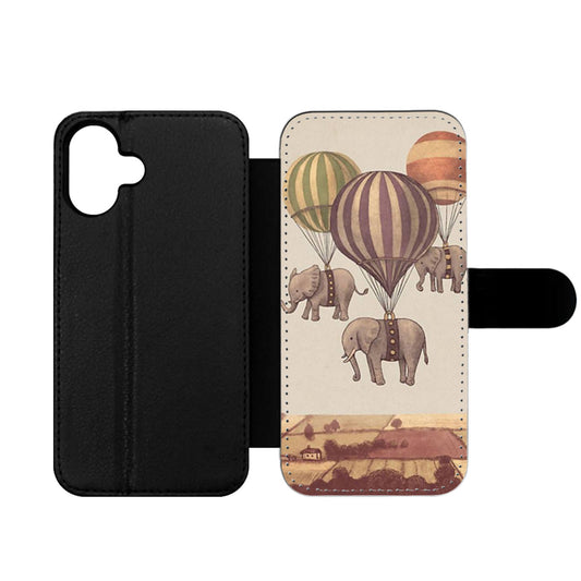 Flight of The Elephants Wallet iPhone Case