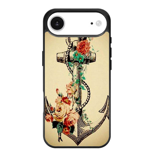 Flower Anchor Tattoo iPhone Air Case