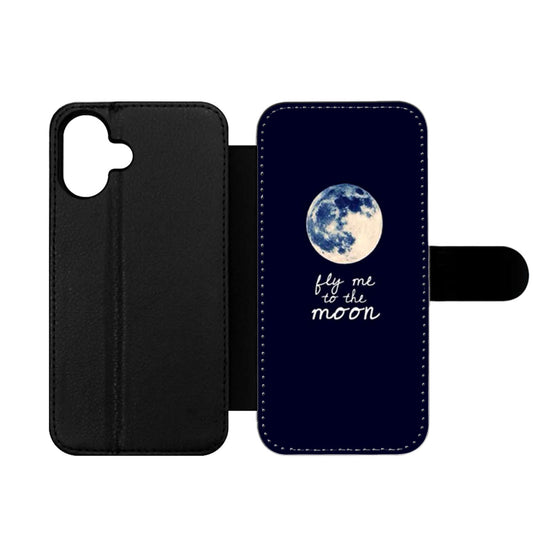 Fly Me to The Moon Wallet iPhone Case