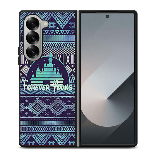 Forever Young Disney Aztec Pattern Samsung Z Fold 6 Case