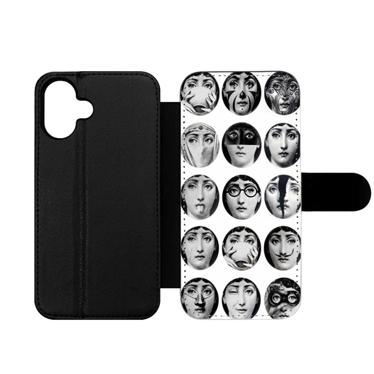 Fornasetti Face Wallet iPhone Case