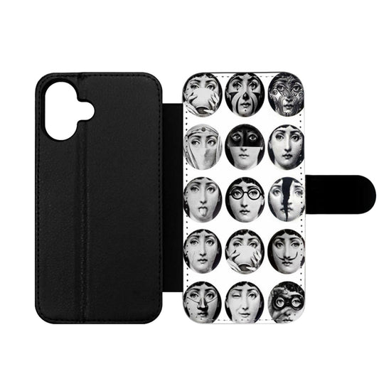 Fornasetti Face Wallet iPhone Case