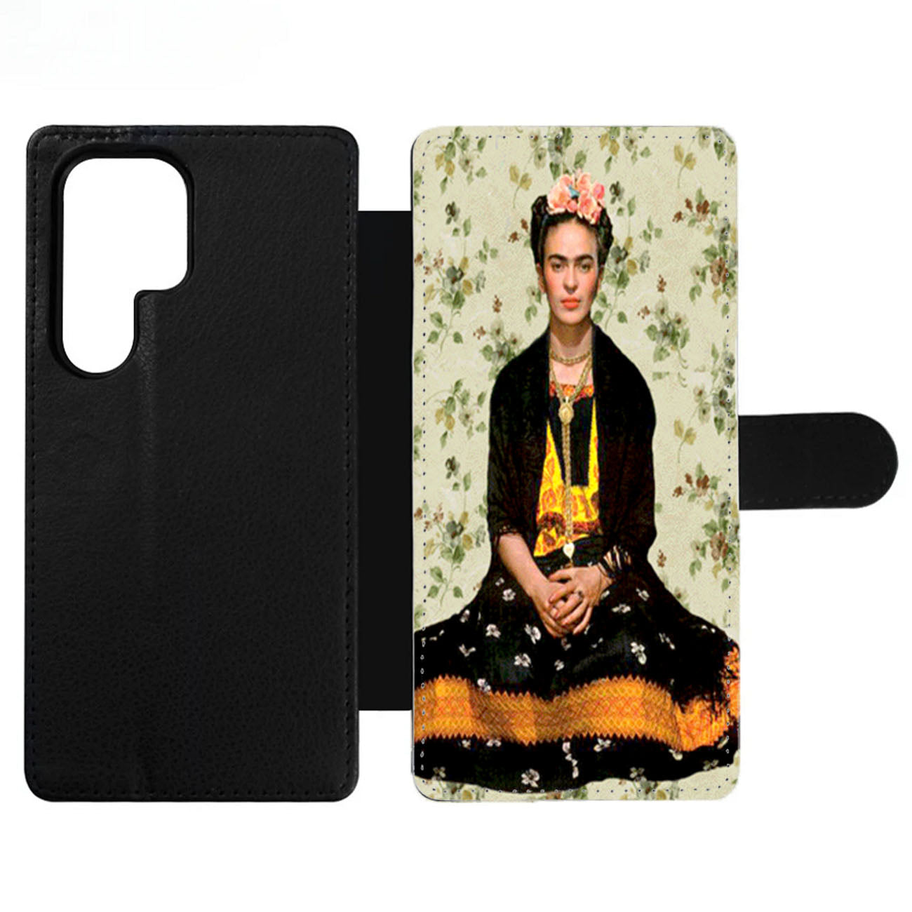 Frida Kahlo Art Illustration Wallet Samsung Case