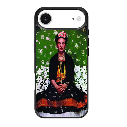 Frida Kahlo Floral Flower Pattern Portrait Art iPhone Air Case