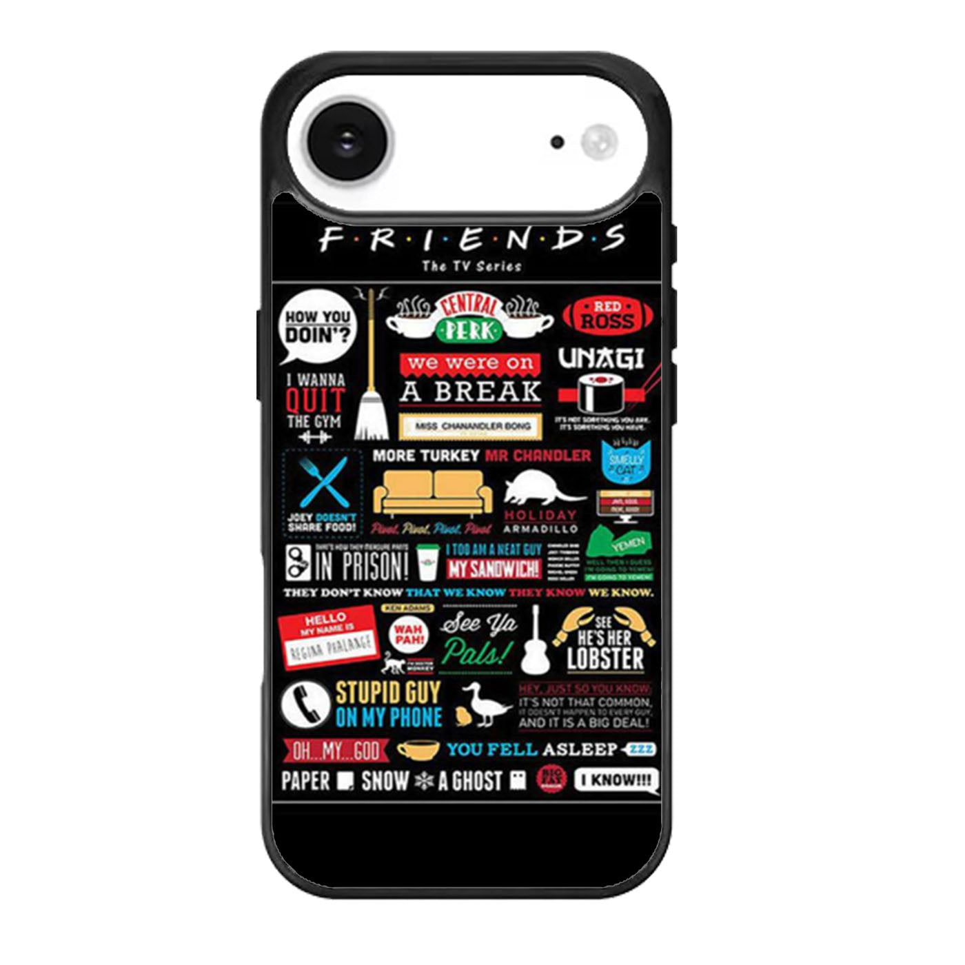 Friends TV Show Infographic Poster iPhone Air Case