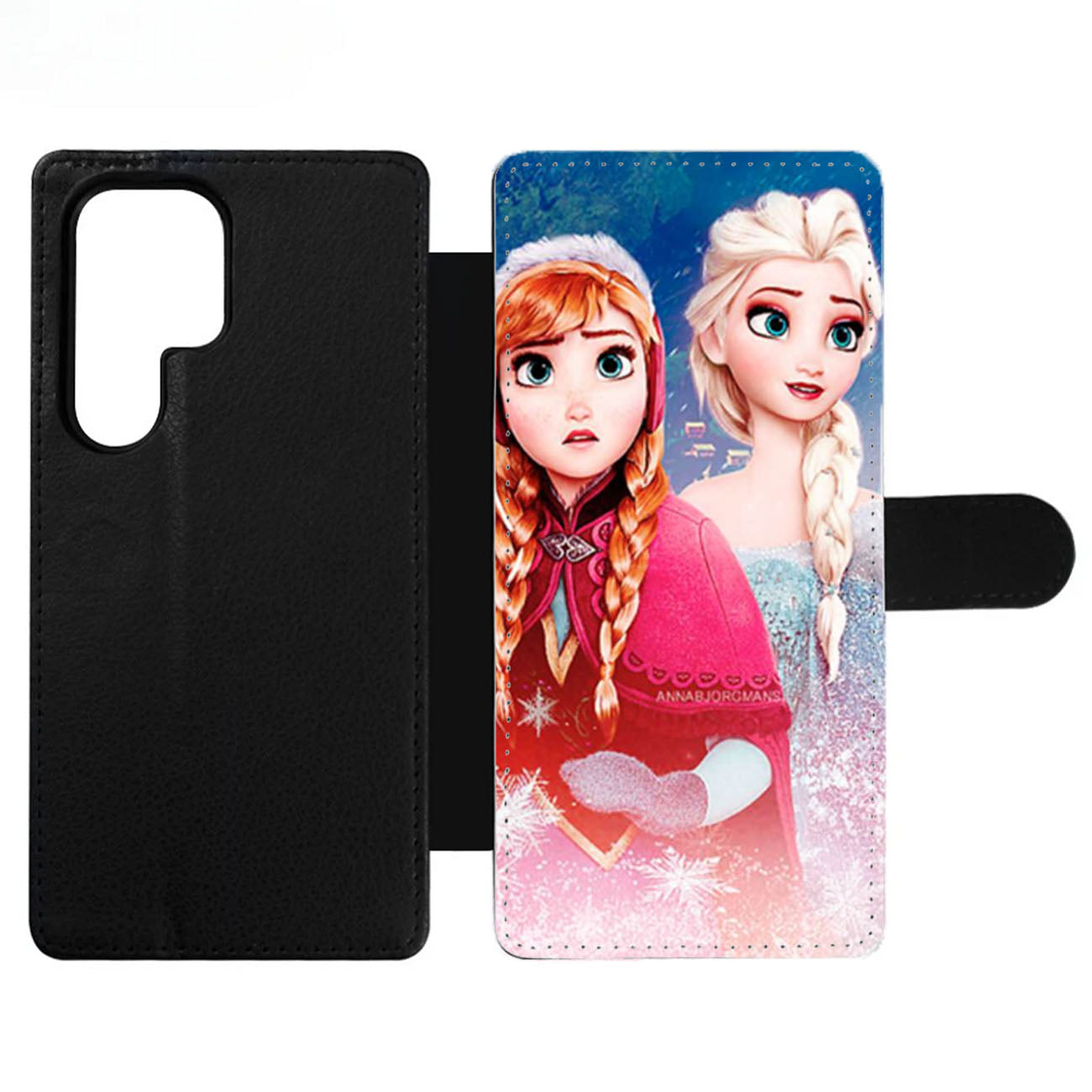 Frozen Anna and Elsa Wallet Samsung Case