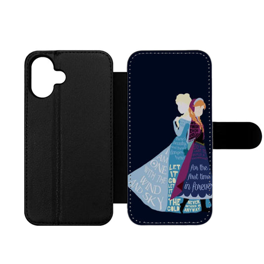Frozen Lyric Let It Go Wallet iPhone Case