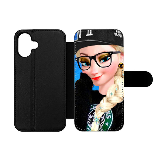 Frozen Punk Queen Elsa Wallet iPhone Case