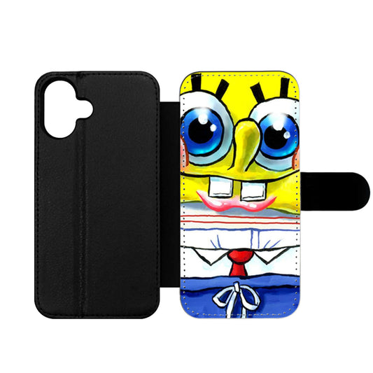 Funny Spongebob Wallet iPhone Case
