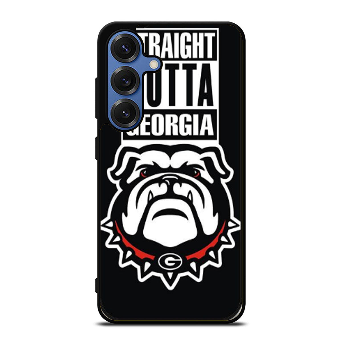 GEORGIA BULLDOGS UGA STRAIGHT OUTTA Samsung S25 Ultra Case